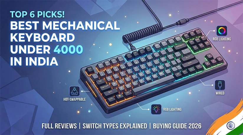 Best mechanical keyboards under 4000 in India - 2026 Comparison
